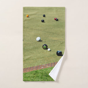 Playing Lawn Bowls, Hand Towel