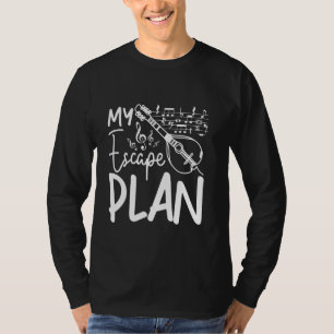 Playing Mandolin is my escape plan T-Shirt