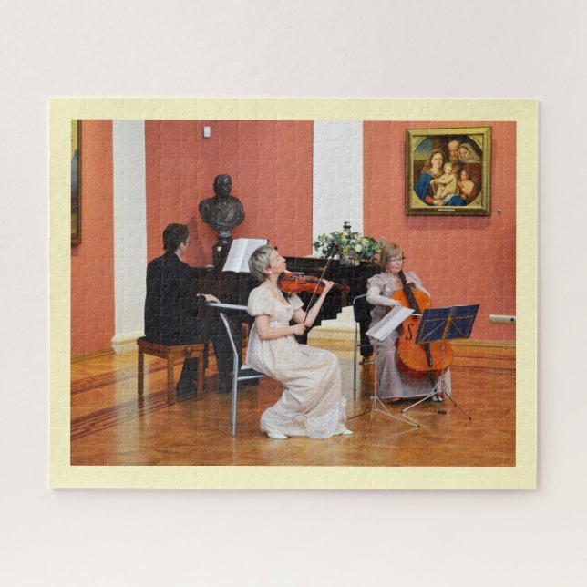 Playing music jigsaw puzzle (Horizontal)