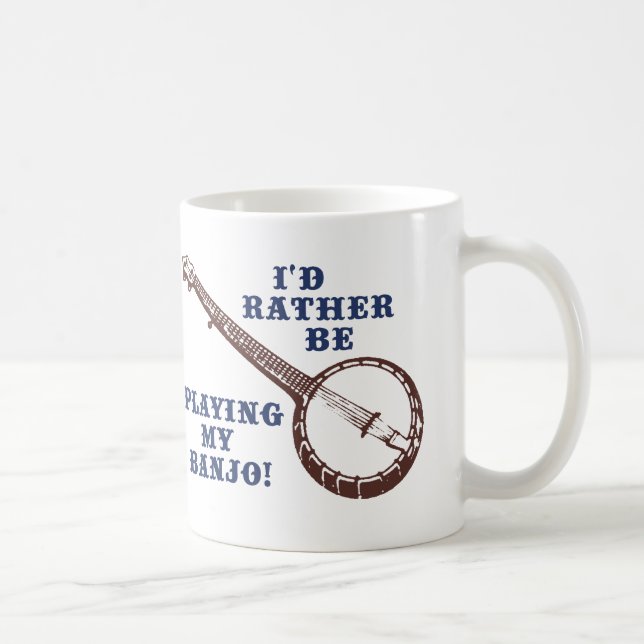Playing My Banjo Coffee Mug (Right)