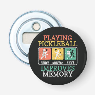 Playing Pickleball Improves Memory  Bottle Opener