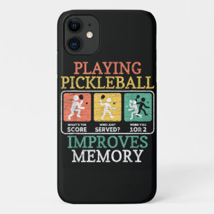 Playing Pickleball Improves Memory iPhone 11 Case