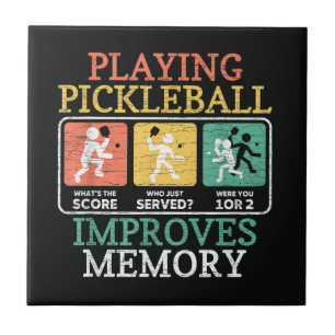 Playing Pickleball Improves Memory Ceramic Tile