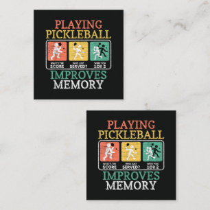 Playing Pickleball Improves Memory Enclosure Card
