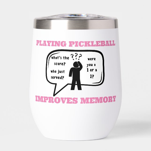 Playing Pickleball Improves Memory Funny (Front)