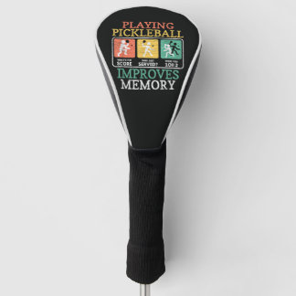 Playing Pickleball Improves Memory  Golf Head Cover