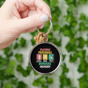 Playing Pickleball Improves Memory Key Ring