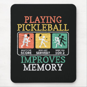 Playing Pickleball Improves Memory Mouse Pad