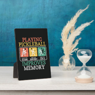 Playing Pickleball Improves Memory Plaque