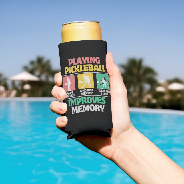 Playing Pickleball Improves Memory Seltzer Can Cooler (In Situ Pool)