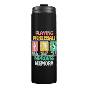 Playing Pickleball Improves Memory Thermal Tumbler