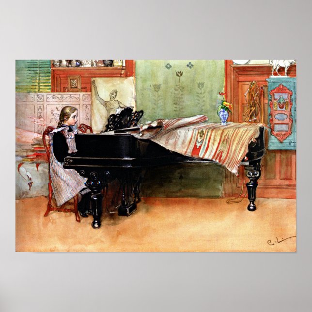 Playing Scales, fine art, Poster (Front)