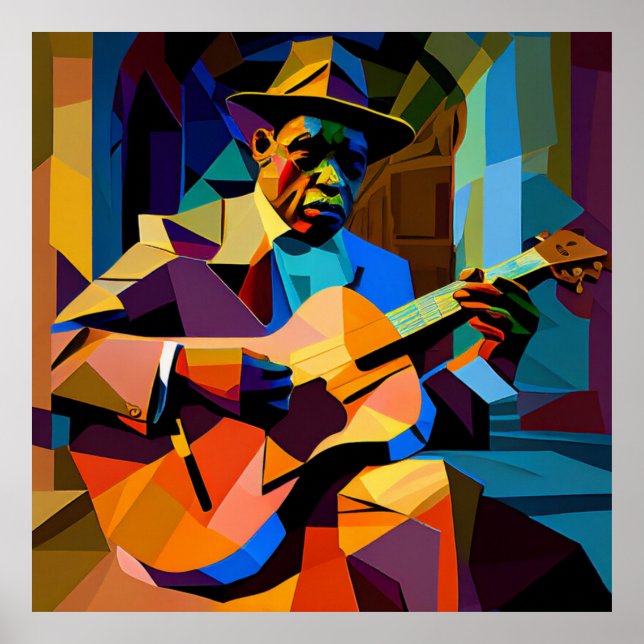 PLAYING THE BLUES POSTER (Front)