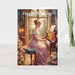 Playing The Piano Card