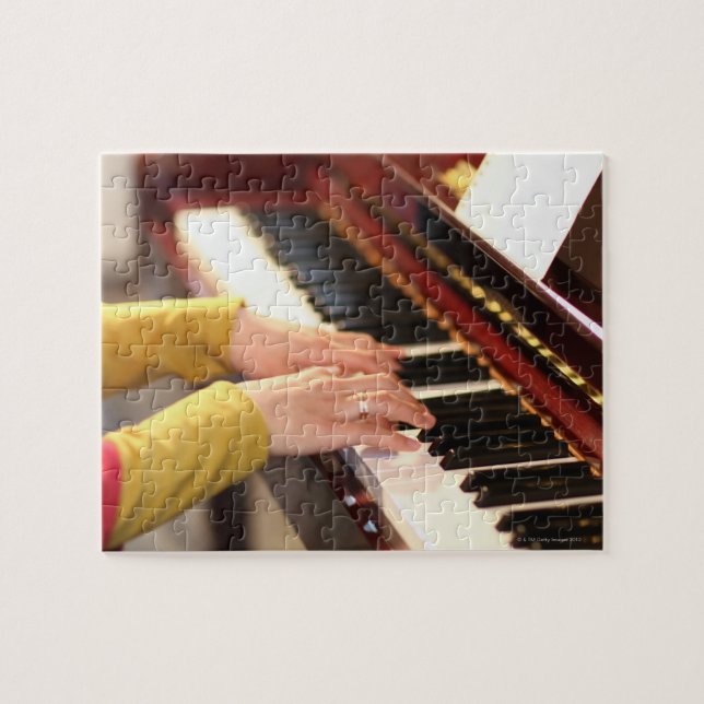 Playing the Piano Jigsaw Puzzle (Horizontal)