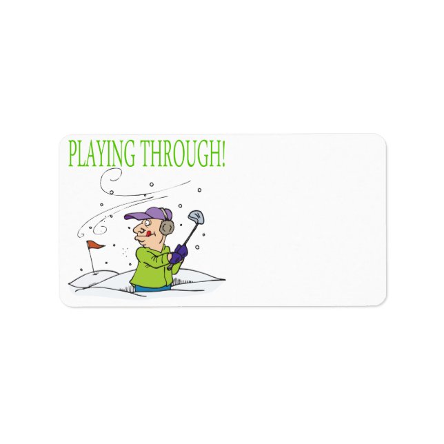 Playing Through Label (Front)