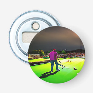 Playing Twilight Lawn Bowls, Bottle Opener