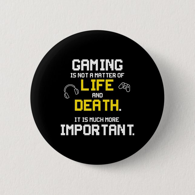 Playing Video Games Fun PC Console Gamer Geek  6 Cm Round Badge (Front)