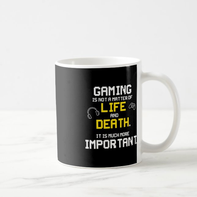 Playing Video Games Fun PC Console Gamer Geek  Coffee Mug (Right)
