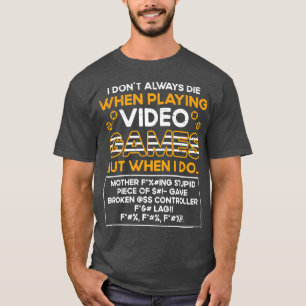 Playing Video Games gamer console gaming T-Shirt