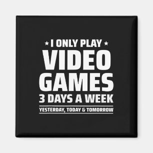 Playing Video Games - Video Gamer Meme - Funny Vid Magnet