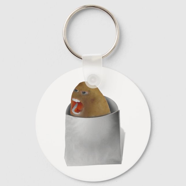 Playing With Potatoes - The Screamer Key Ring (Front)