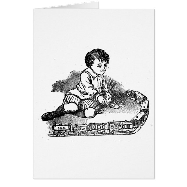 Playing With The Train (Front)