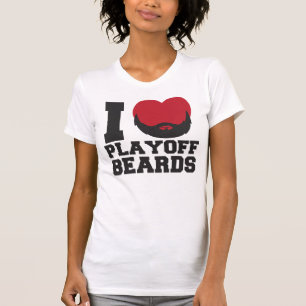 Playoff Beards (red) T-Shirt