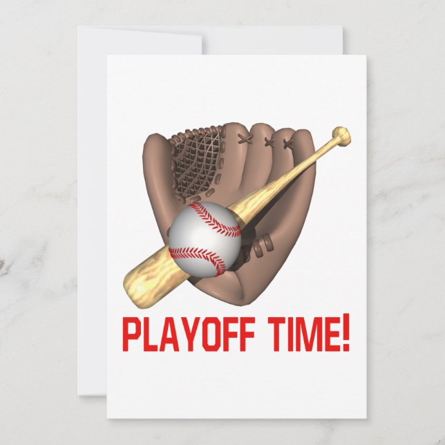 Playoff Time Invitation (Front)