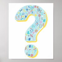 Playroom Art | Curious Question Mark