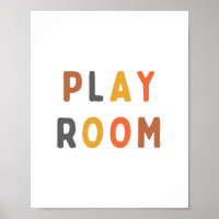 playroom Poster & Prints modern sign
