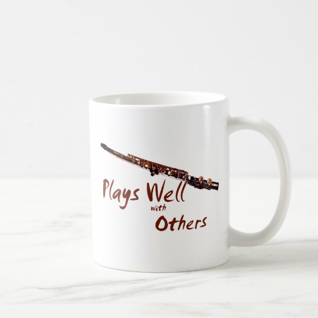 Plays Well with Others / Flute Coffee Mug (Right)