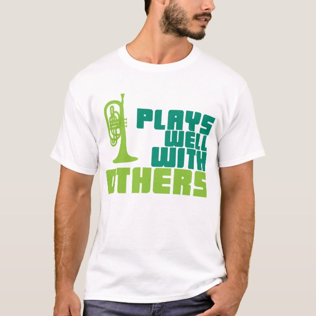 Plays Well with Others - Mellophone T-Shirt (Front)
