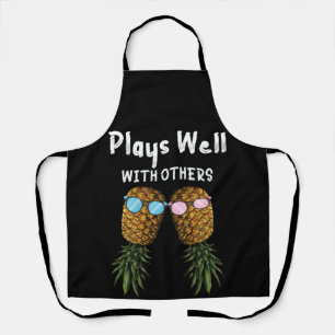 Plays Well With Others Swinger Pinapple Up Side Apron