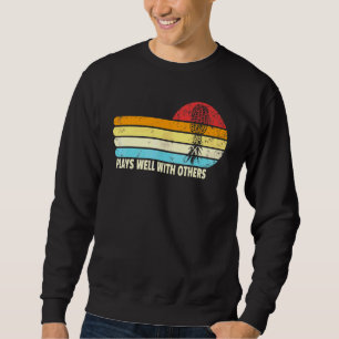 Plays Well With Others Swinger Upside Down Pineapp Sweatshirt
