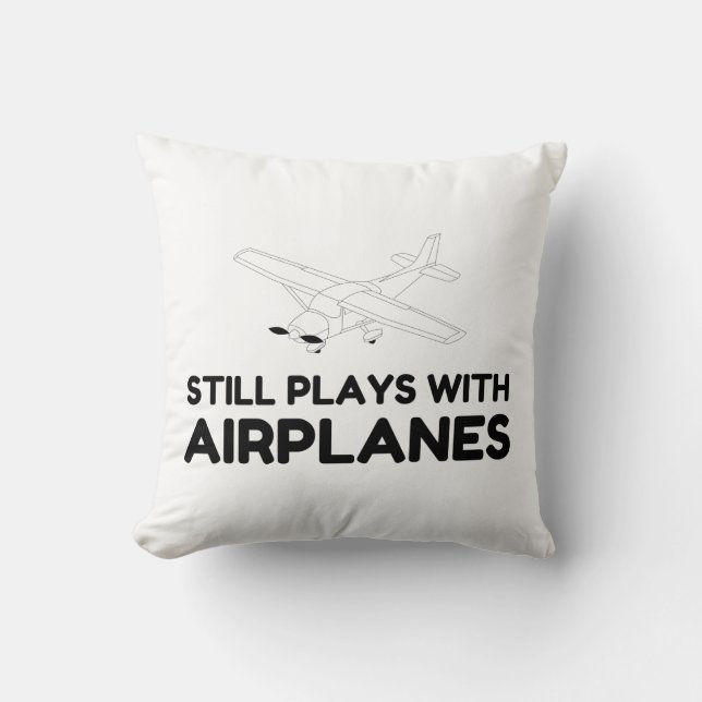 PLAYS WITH AIRPLANES CUSHION (Front)