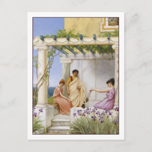 Playtime by John William Godward Postcard