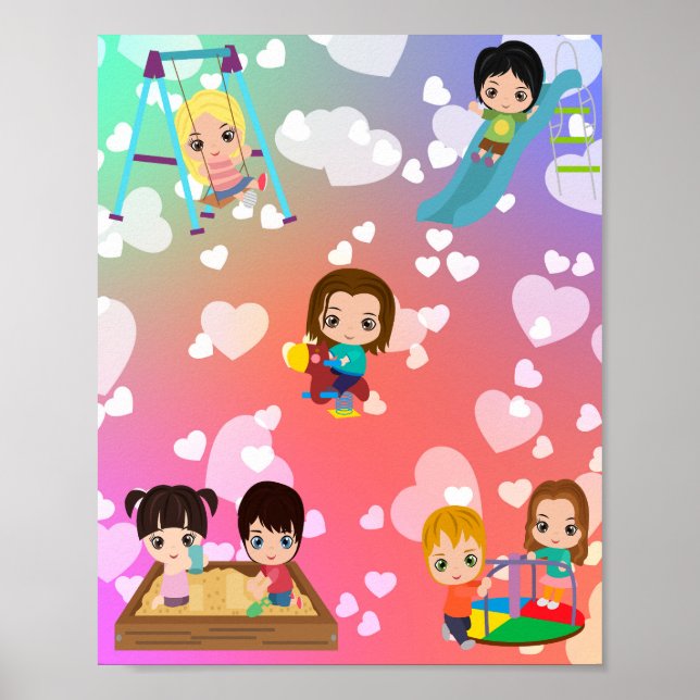"PLAYTIME" KIDS  POSTER (Front)