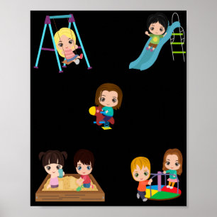 "PLAYTIME" KIDS  POSTER