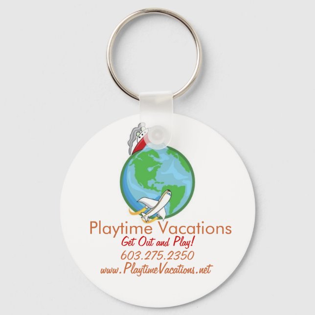 Playtime Vacations Key Chain (Front)