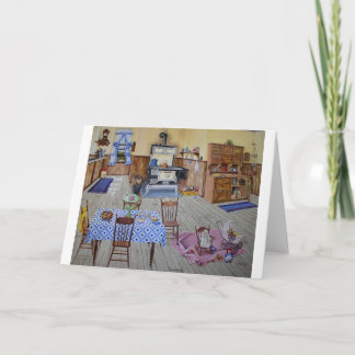 Playtimes Over At Grandma's Kitchen Card