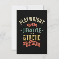 Playwright Job Title Gift