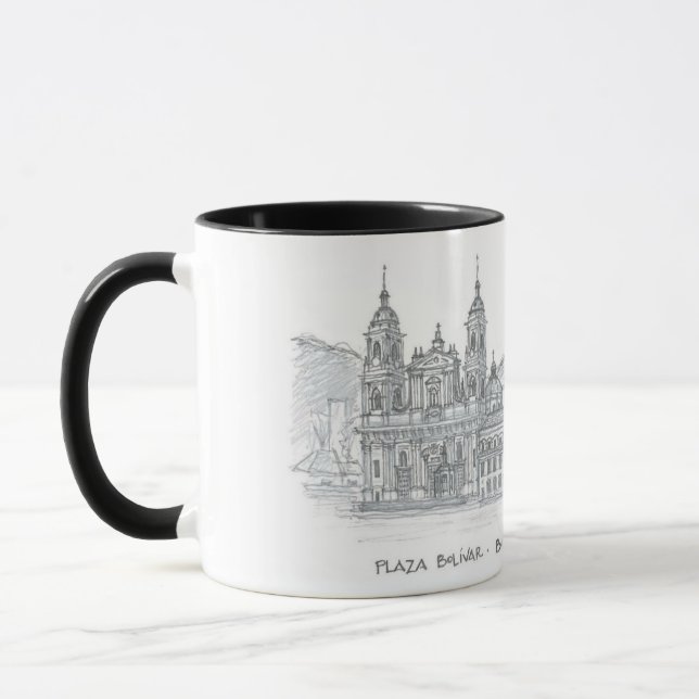 Plaza Bolívar, Bogotá, Colombia Mug (Left)