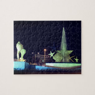 Plaza Caracol Fountain, Cancun #1-2 Jigsaw Puzzle