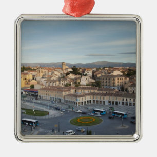 Plaza de Artilleria with El Acueducto Metal Tree Decoration