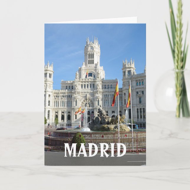 Plaza de Cibeles, Madrid Card (Front)