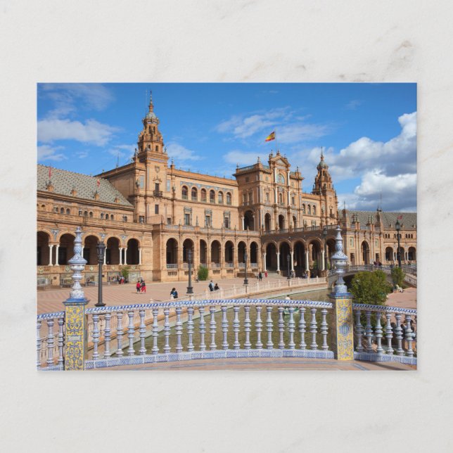 Plaza de Espana in Seville Postcard (Front)
