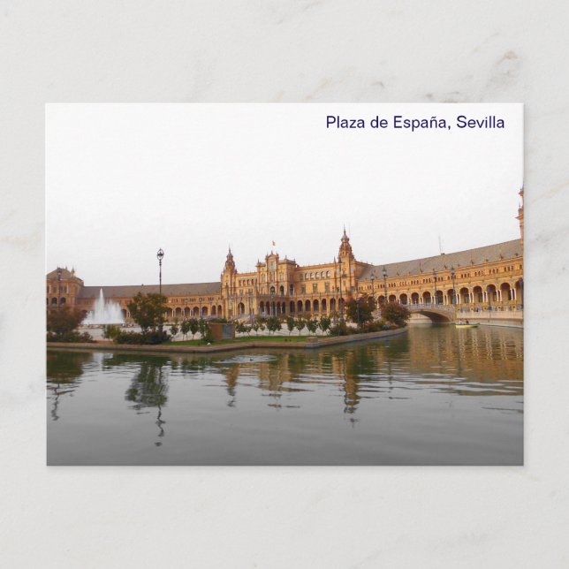 Plaza de Espana in Seville Postcard (Front)