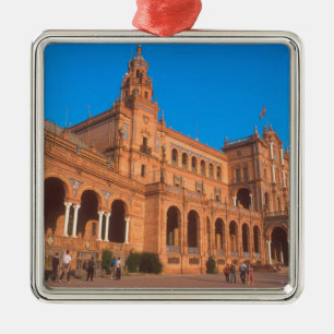 Plaza de Espana in Seville, Spain. Metal Tree Decoration