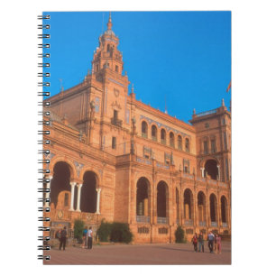 Plaza de Espana in Seville, Spain. Notebook